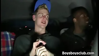 Black Gay Man Fuck White Downcast Boy Close to His Tight Botheration 21